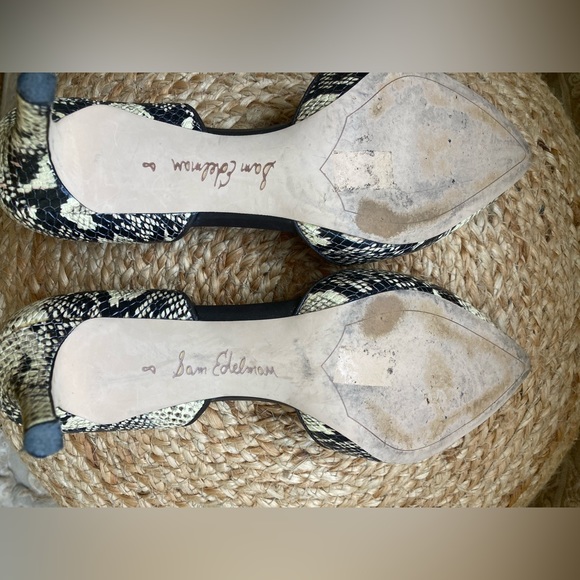 Sam Edelman Snakeskin Heels - Picture 6 of 16